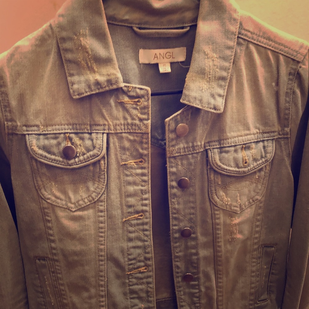 Angl Light Blue Denim Jacket